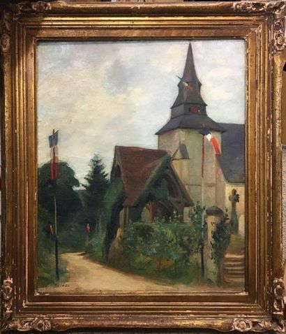 null MEREAU Florent (1892-1953)

L'Eglise de Recques sur Hem 

Huile sur toile signée...