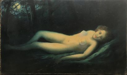 null SORLAIN Jean (1859-1942) [Paul Denarié says]

Naked at full moon 

Oil on canvas...