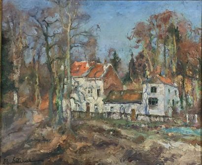 null SIRTAINE Albert (1869-1959)

Landscape

oil on canvas,

signed lower left