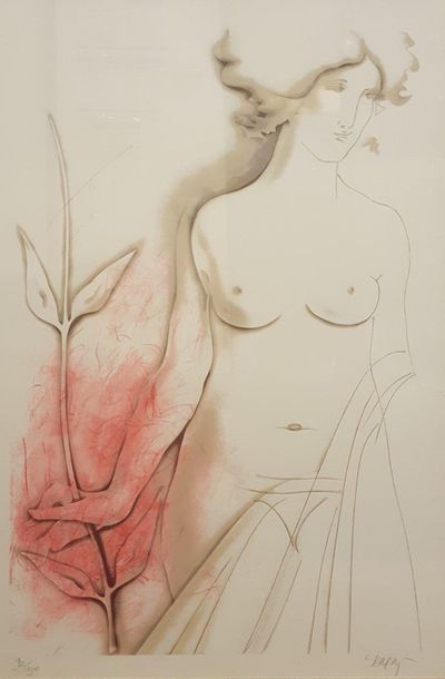 null KARAS Christos (born in 1930)

Naked, 

Lithograph signed lower right and justified...