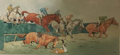 null Étienne LE RALLIC (1891-1968)

Horse racing and children caring for horses

Two...