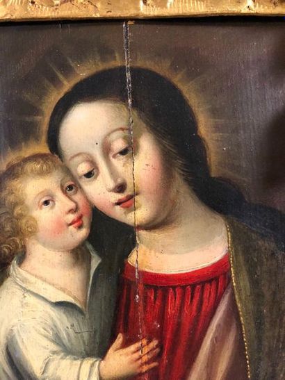 null ECOLE FRANCAISE, première tiers du XVII siècle

La Vierge à l'Enfant

Huile...
