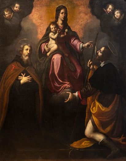 null CONFORTINI JACOPO (Attribué à) 

Florence 1602 - id. ; 1672 

La Vierge et l'enfant...