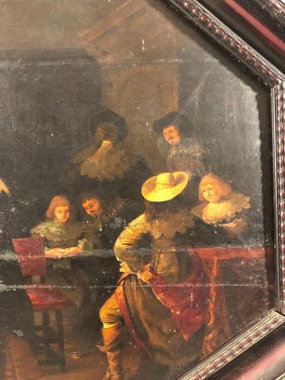 null PALAMEDESZ Anthonie (Attribué à)

Delft, 1607 - Amsterdam, 1638

Scène d'intérieur...