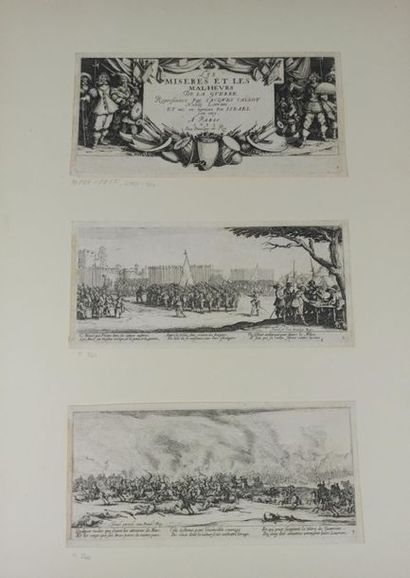 null Jacques CALLOT (1592 - 1635)

The Great Miseries of War: complete set of 18...