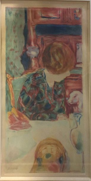 null VILLON Jacques, 1875-1963, after BONNARD Pierre
La femme au chien, 1924-1925
aquatint...