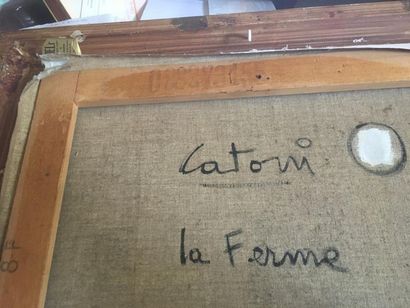 null CATONI Cato 1929-2018

La ferme

Huile sur toile, signé en bas à droite, contresignée...