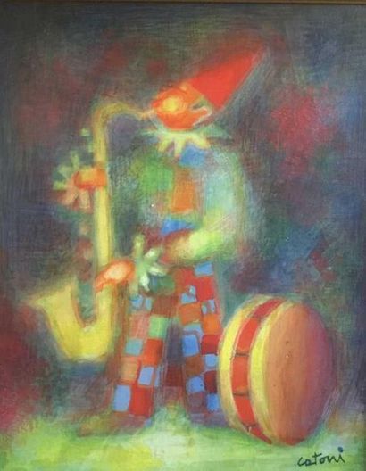 null CATONI Cato, 1929-2018

Sax Clown

Oil on canvas, signed lower right, countersigned...
