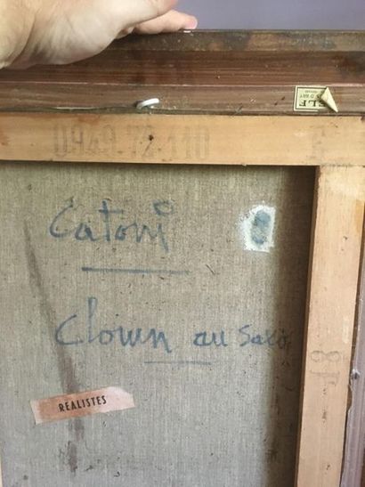 null CATONI Cato, 1929-2018

Clown au saxo

Huile sur toile, signé en bas à droite,...