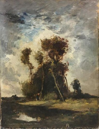 null Étienne Maxime VALLÉE (act.1873-1881)

Wayside

Oil on canvas, signed lower...