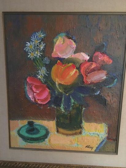 null RISSE Ernest, 1921-2003

Fleurs

Huile sur toile signée en bas à droite, titrée...