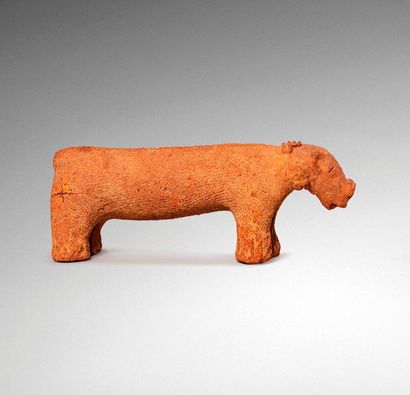 null Mali, Djenné Civilization, 11th-14th century 
Terracotta animal 
H. 15 cm 

With...