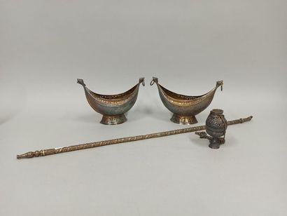 null Two naval cups in silver metal.

Joining a sprinkler and a pipe, South East...