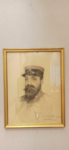 ECOLE XXe siècle,

Portrait du lieutenant...