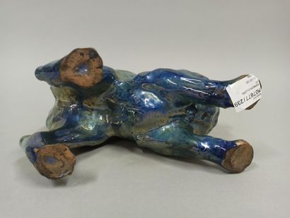 null RAMBERVILLERS

Cat with round back in flamed stoneware with iridescent reflections.

Ht.:...