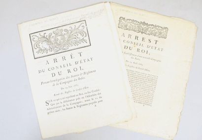 null COMPAGNIE DES INDES ORIENTALES ET DE LA CHINE. -ARREST du Conseil d'État du...