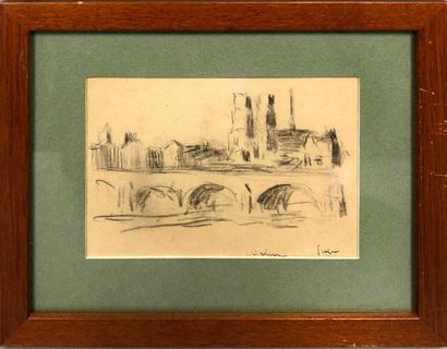 null LUCE Maximilien, 1858-1941,

Orléans, vue du pont Georges V et de la cathédrale...