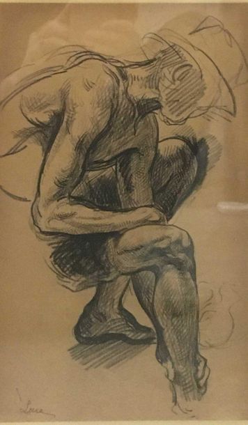 null LUCE Maximilien, 1858-1941,

Étude d'homme se chaussant,crayon noir sur papier...