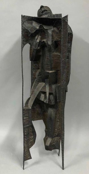 null MARTELLO Julien, né en 1973,

Figure entravée, 07/01/2002,

sculpture en métal...