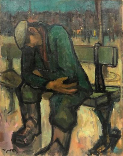 null MONTET Maurice, 1905-1997,

Lassitude,

huile sur toile, signée en bas à gauche,...