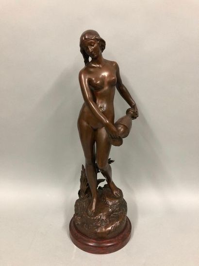 null DAILLON Horace, c.1854-1940,

The source,

bronze with a patina medal on a base...