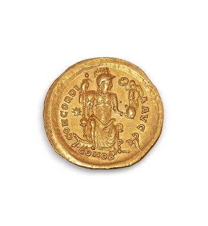 null HONORIUS 

Solidus gold. Constantinople.

Reverse: Concord. 

APC to Superb.

Weight:...