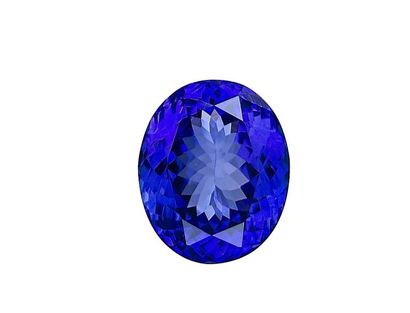 null Oval Tanzanite on paper. 
Accompanied by a GIA certificate dated 31/07/2020....
