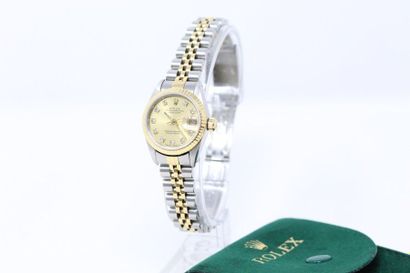 ROLEX ROLEX
Datejust
Ref. 69173
No. R831995
Ladies bracelet watch in steel and 18K...
