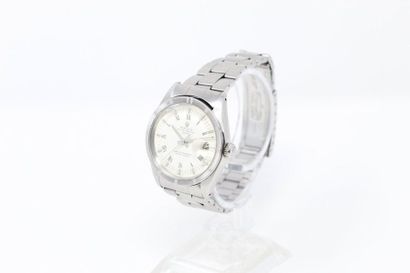 ROLEX ROLEX

Date

Ref. 1501

No. 2937875

Steel bracelet watch. Screw-down crown...
