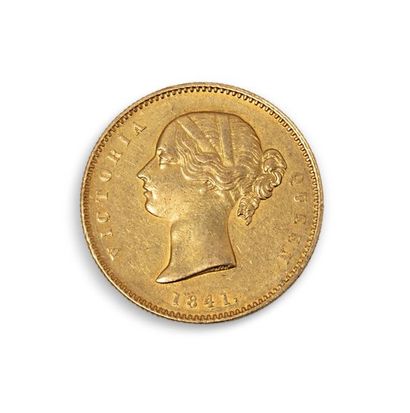null BRITISH INDIA - VICTORIA

Gold coin of 1 mohur. 1841. 

Period coin. Fluted...