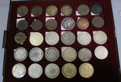 null Ensemble de monnaies : 

- antiques : essentiellement en bronze 

- françaises...