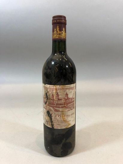 null 1 bouteille CHATEAU D'ESTOURNEL, 2°cru SAINT-Estèphe 1986 

(eta)