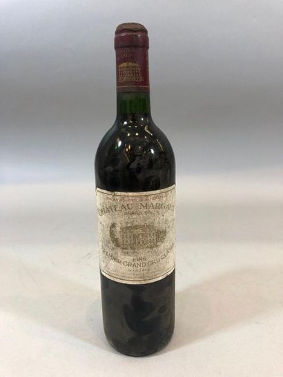 null 1 bouteille Château MARGAUX, 1° cru Margaux 1989 (ets, elt)