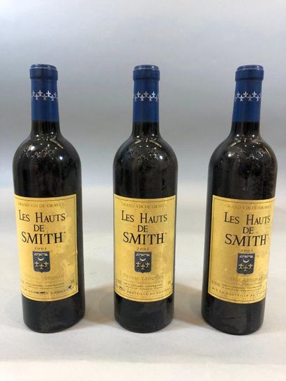 null 3 bouteilles LES HAUTS DE SMITH Pessac-Léognan 2001 (es)