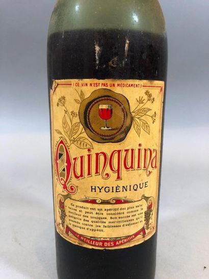 null 1 bottle QUINQUINA "Hygienic" (Mention: "this wine is not a medicine")