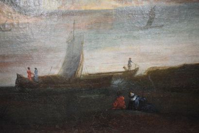 null ÉCOLE FRANCAISE du XVIII siècle



Paysage à la rivière avec couple de promeneurs...