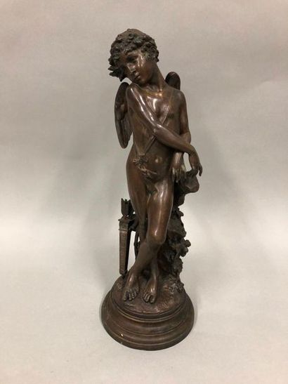 null BALLONI G. (XIXe - XXe siècle)

Cupidon en chainé

Bronze à patine brune, signé...