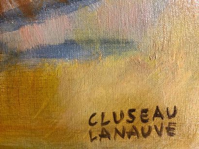 null CLUSEAU-LANAUVE Jean, 1914-1997,

Le village aux rochers, 1981,

huile sur toile...
