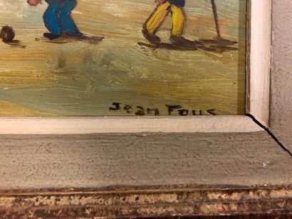 null FOUS Jean (1901-1971)

Les joueurs de boules, 

huile sur tissu marouflée sur...