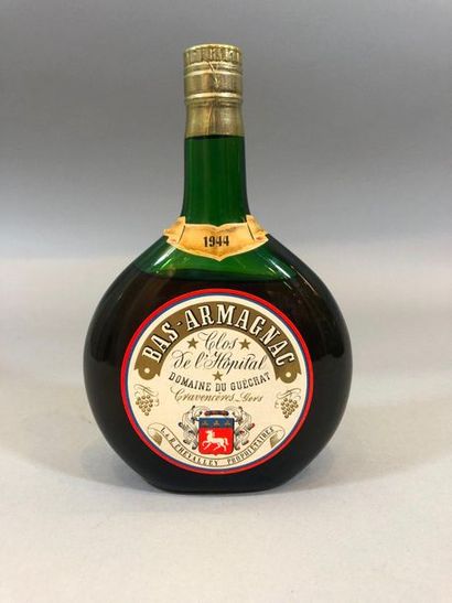 null 1 bouteille ARMAGNAC "Clos de l'Hôpital", L&R Chevalley 1944 (B)