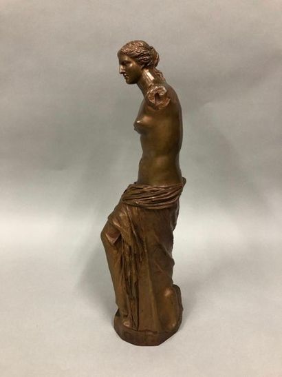 null Vénus de Milo d'après l'antique

Sculpture en bronze à patine brune, Barbedienne...