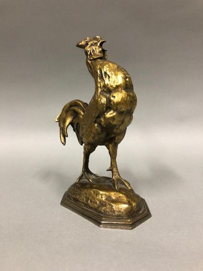 null BARYE according to

the rooster

Bronze print 

H: 22cm.