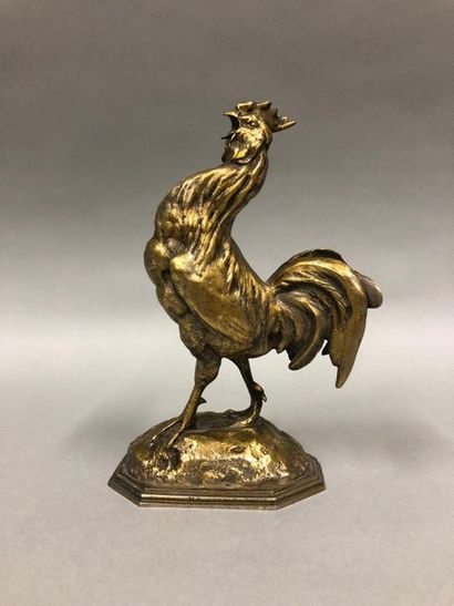 null BARYE according to

the rooster

Bronze print 

H: 22cm.