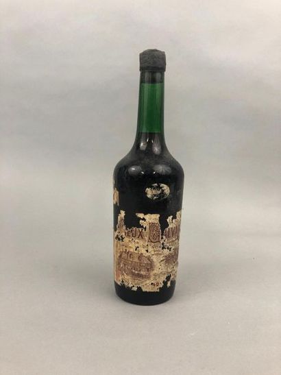 1 bouteille CALVADOS Huet 1893 (eta, mill...