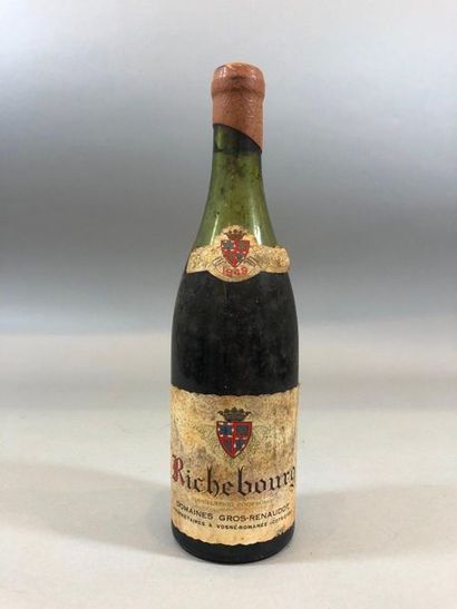 null 1 bouteille RICHEBOURG, Domaine Gros Renandot 1949 

(et,V)
