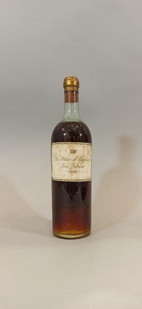 null 1 bouteille Chateau d'Yquem sur Saluces 1er cru supérieur Sauternes 1893

(et...