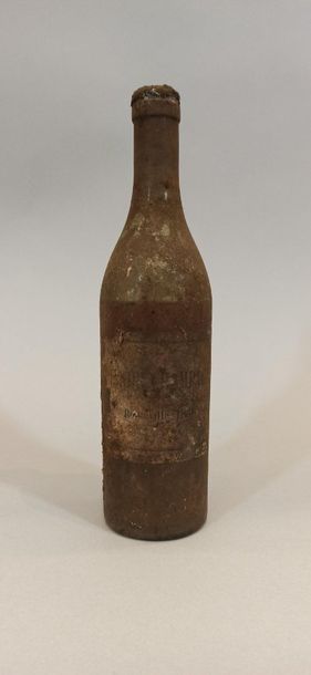 null 1 bouteille COGNAC "Grande champagne", Bouteville 1848 (capsule cire cassée,...