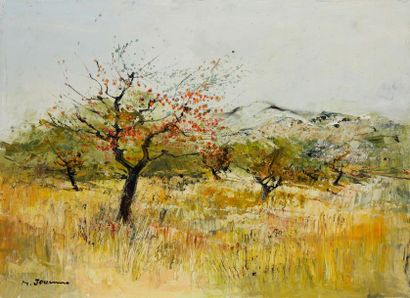 null JOUENNE Michel, born in 1933

Apricot trees

oil on canvas

signed lower left,...