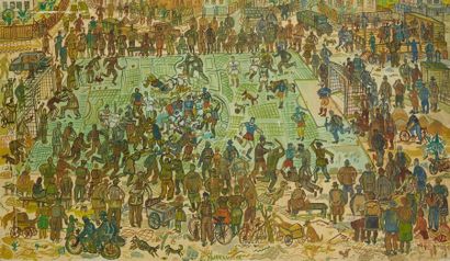 null DWURNIK Edward, 1943-2018

Interrupted match, 1966

oil on canvas (wear and...