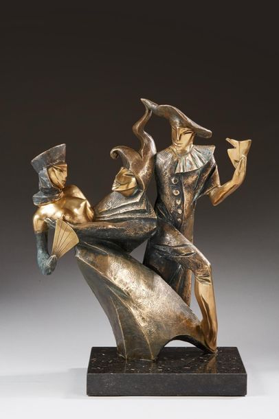 null AVETISYAN Arsen,, 1972-2004
Venice Carnival, 2007
bronze with double patina...